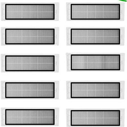 Dreame D9 Robot Süpürge Uyumlu 10'lu HEPA Filte- Yedek Parça Seti